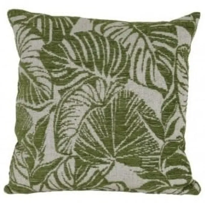 Light en Living Kussen 45x45 cm CAPREA groen - Light & Living