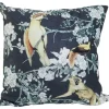 Light en Living Kussen 45x45 cm DAINTREE print zwart-groen van Light & Living