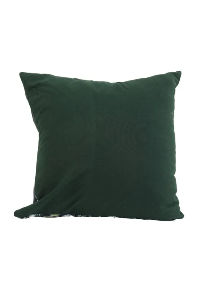 Light en Living Kussen 45x45 cm DAINTREE print zwart-groen van Light & Living