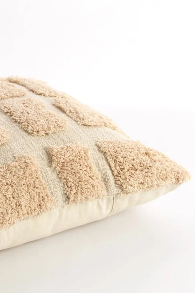 Light en Living Kussen 45x45 cm FASANO lichtroze + crème