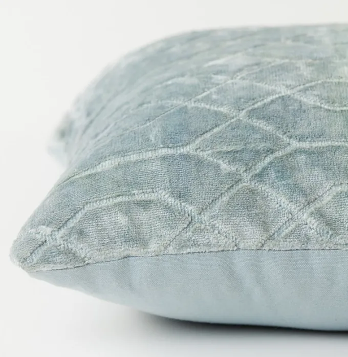Light en Living Kussen 45x45 cm HARPY donker mint groen - Light & Living