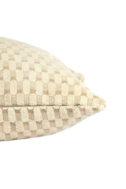 Light en Living Kussen 45x45 cm KASSEL beige+crème veren gevuld