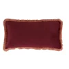 Light en Living Kussen 60x30 cm LIENA velvet bordeaux-licht roze