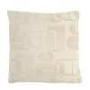 Light en Living Kussen 45x45 cm LYSS crème veren gevuld