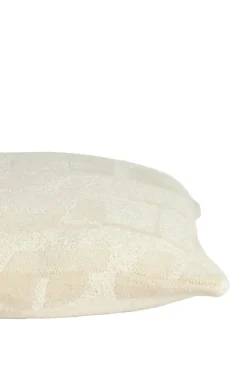 Light en Living Kussen 45x45 cm LYSS crème veren gevuld
