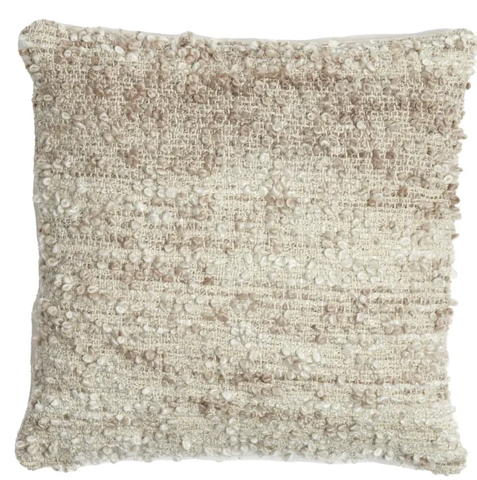 Light en Living Kussen 45x45 cm MEZOKI bouclé light brown