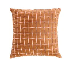 Light en Living Kussen 45x45 cm ROMAIN oranje-wit