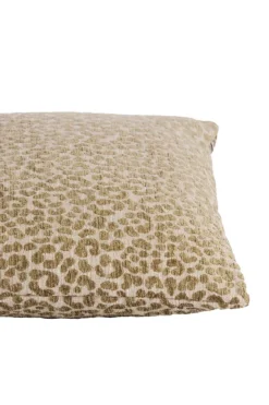 Light en Living Kussen 45x45 cm SAFFORD zand + olijfgroen