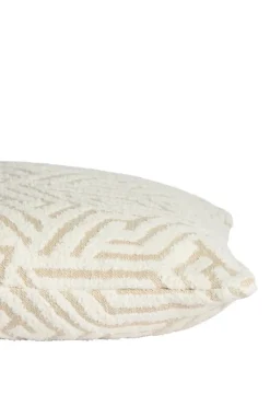 Light en Living Kussen 45x45 cm VEVEY beige+crème veren gevuld