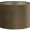 Light en Living Lampenkap cilinder LUBIS bruin - Diverse maten