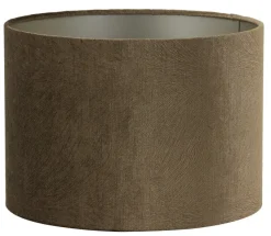 Light en Living Lampenkap cilinder LUBIS bruin - Diverse maten