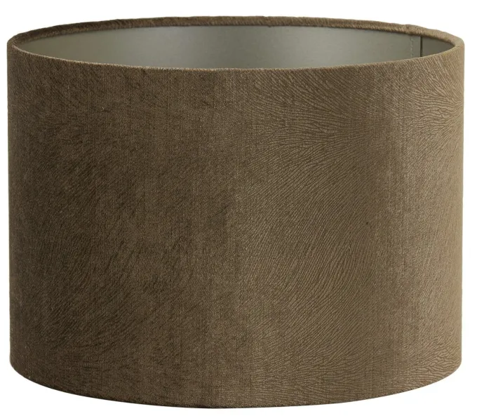 Light en Living Lampenkap cilinder LUBIS bruin - Diverse maten