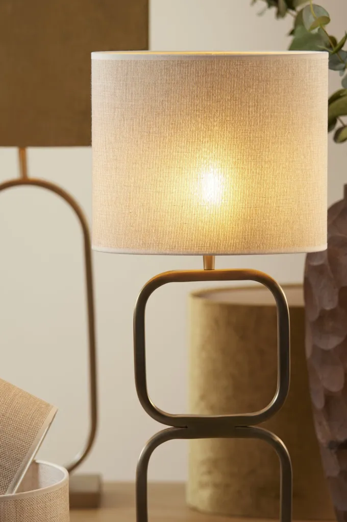 Light en Living Lampenkap cilinder 40-40-30 cm BRESKA parel wit