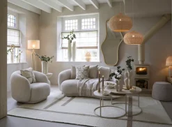 Light en Living Lampenkap cilinder 40-40-30 cm SENDAI zand