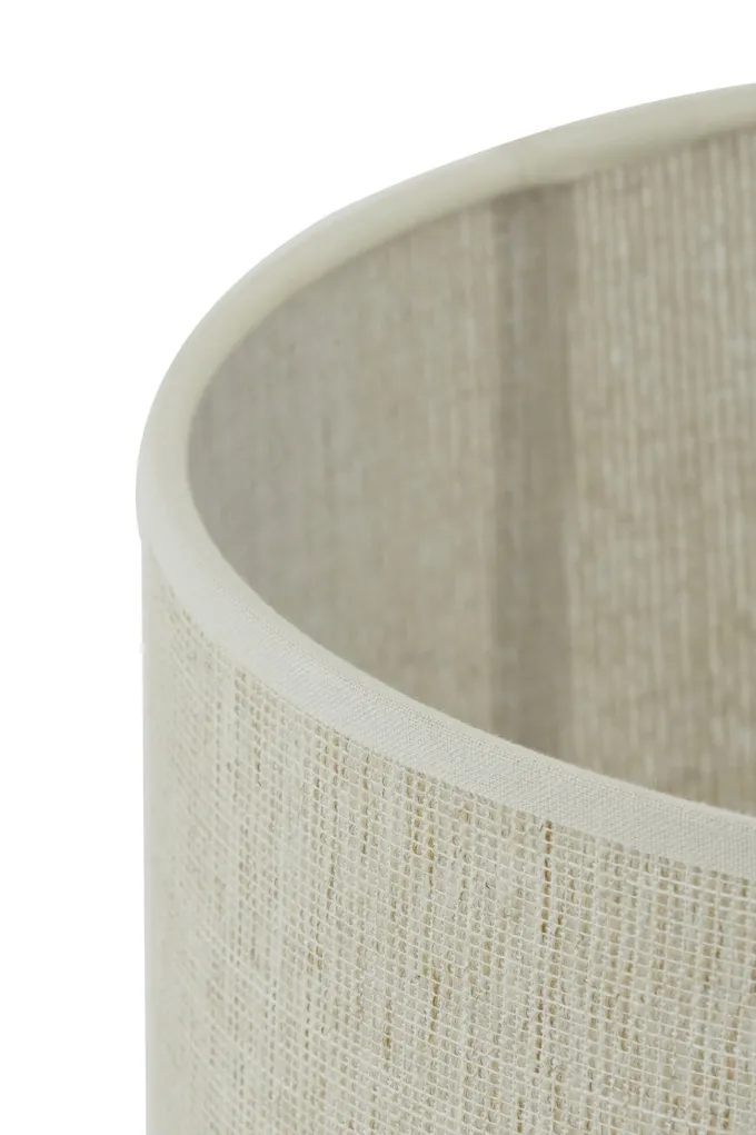 Light en Living Lampenkap cilinder 25-25-30 cm BRESKA parel wit