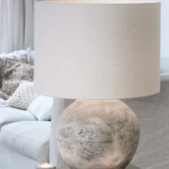 Light en Living Lampenkap cilinder 40-40-30 cm LIVIGNO eiwit