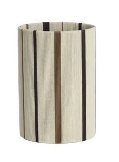 Light en Living Lampenkap cilinder 25-25-36 cm MEDAN crème+bruin+donker bruin