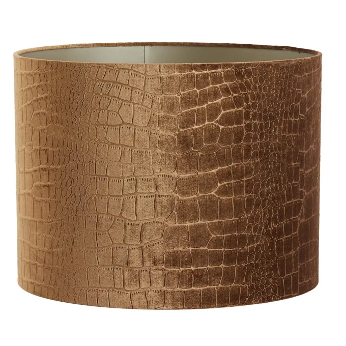 Light en Living Lampenkap cilinder 50-50-38 cm PRAYA bruin