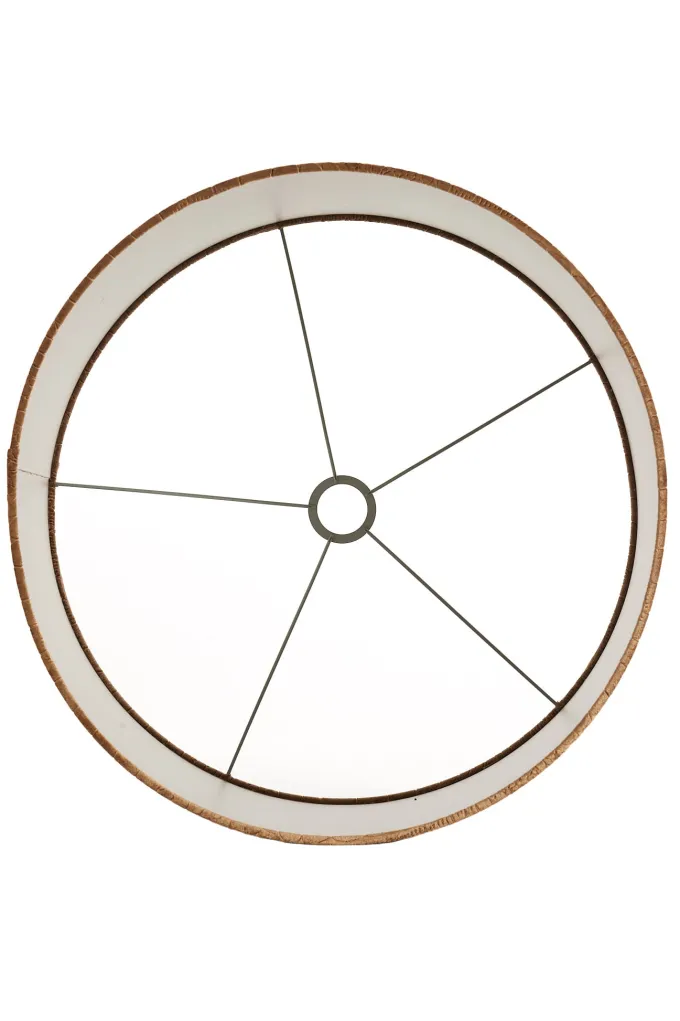 Light en Living Lampenkap cilinder 50-50-38 cm PRAYA bruin