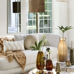 Light en Living Lampenkap cilinder 50-50-38 cm PRAYA bruin