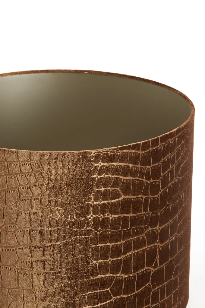 Light en Living Lampenkap cilinder 50-50-38 cm PRAYA bruin