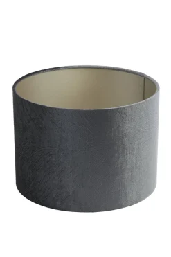 Light en Living Lampenkap cilinder 30-30-21 cm LUBIS grijs