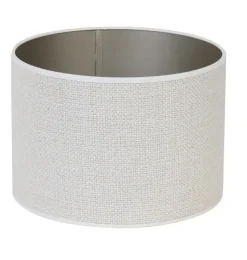 Light en Living Lampenkap cilinder SAVERNA eiwit Ø40 cm