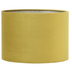 Light en Living Lampenkap cilinder 25-25-18 cm Velours goud