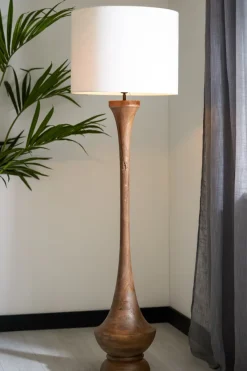 Light en Living Lampenkap cilinder 50-50-38 cm LIVIGNO eiwit