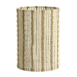 Light en Living Lampenkap 31-31-41,5 cm SIMBELIN crème + olijfgroen
