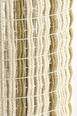 Light en Living Lampenkap 31-31-41,5 cm SIMBELIN crème + olijfgroen