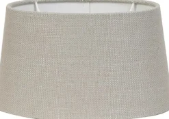 Light en Living Lampenkap LIVIGNO - 20x20x12cm - Lichtgrijs