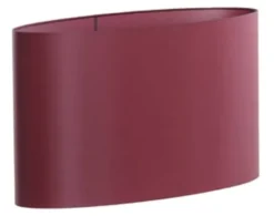 Light en Living Lampenkap ovaal recht 38x17,5x28 cm IMANI bordeaux