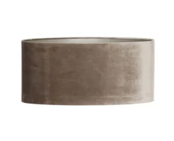 Light en Living Lampenkap ovaal recht smal 45-21-22 cm PALATA taupe