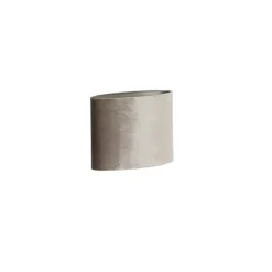 Light en Living Lampenkap ovaal recht smal 45-21-32 cm PALATA taupe