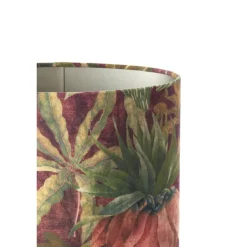 Light en Living Lampenkap ovaal recht smal 38-17,5-28 cm PASSION paars