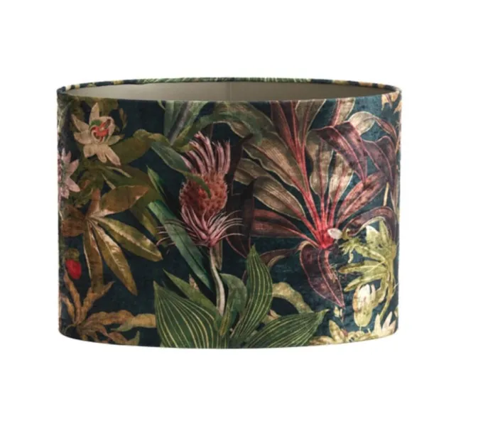 Light en Living Lampenkap ovaal recht smal 45-21-32 cm PASSION glans groen