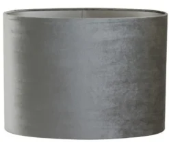 Light en Living Lampenkap ovaal recht smal ZINC taupe - diverse afmetingen