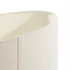 Light en Living Lampenkap ovaal recht smal 58-24-32 cm LIVIGNO eiwit