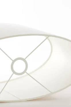 Light en Living Lampenkap ovaal recht smal 58-24-32 cm LIVIGNO eiwit