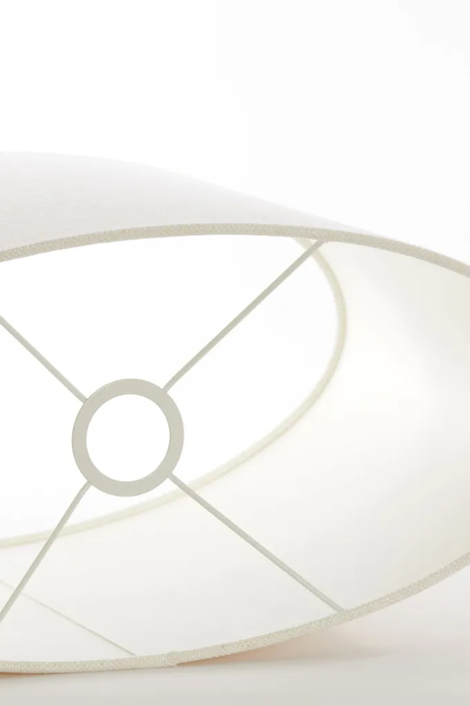 Light en Living Lampenkap ovaal recht smal 58-24-32 cm LIVIGNO eiwit
