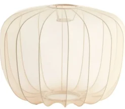 Light en Living Lampenkap PLUMERIA zand Ø50x37,5 cm - Light & Living