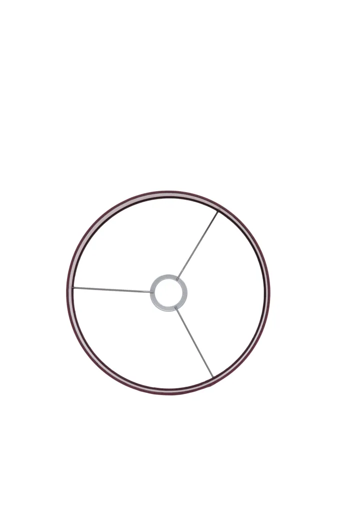 Light en Living Lampenkap rond 30x30x21 cm IMANI bordeaux