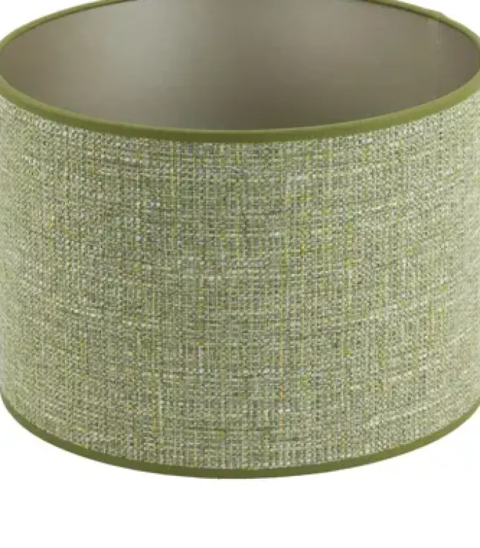 Light en Living Lampenkap textiel tweed 30x30x21cm groen