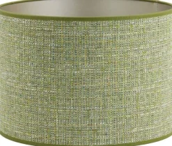 Light en Living Lampenkap textiel tweed 30x30x21cm groen