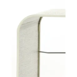 Light en Living Lampenkap vierkant rond hoog 25-25-30 cm BRESKA parel wit