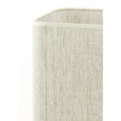 Light en Living Lampenkap vierkant rond hoog 20-20-26 cm BRESKA parel wit