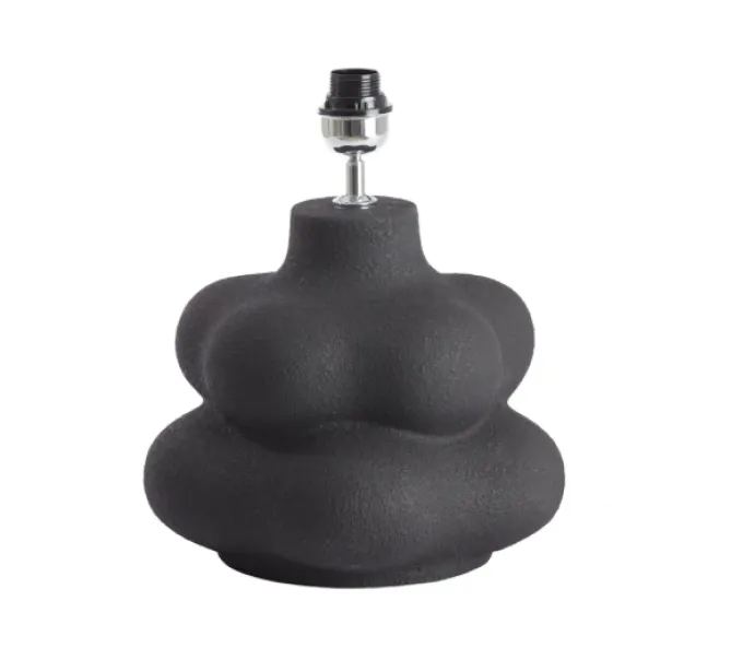 Light en Living Lampvoet CARILO Zwart Ø30.5x38 cm