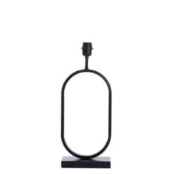 Light en Living Lampvoet Fleur zwart 20x10x45 cm