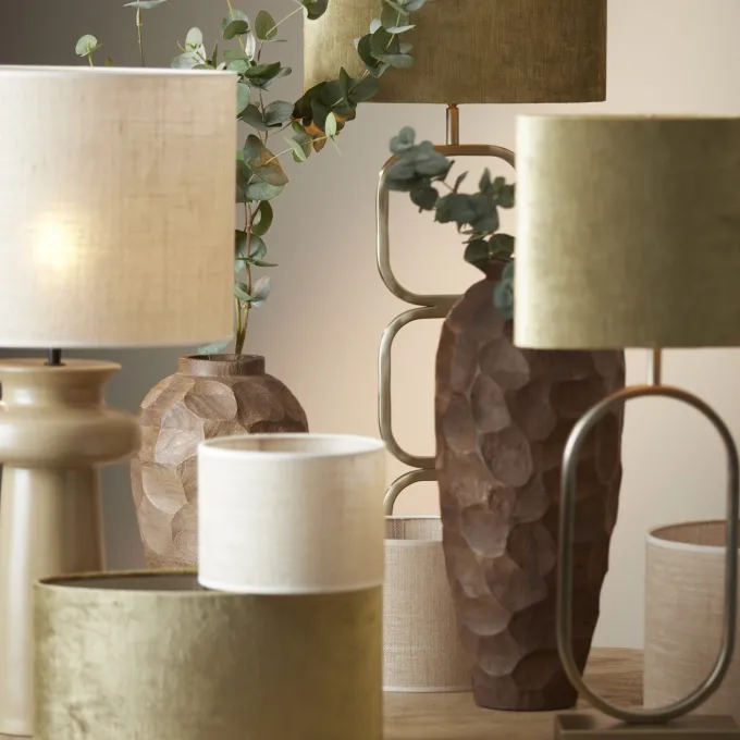 Light en Living Lampvoet JAMIRI licht goud - 2 maten